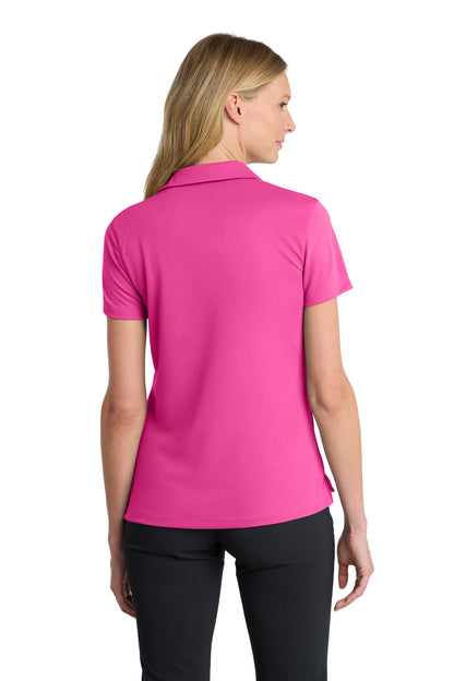 Nike Women's Dri-FIT Micro Pique 2.0 Polo - Vivid Pink - back