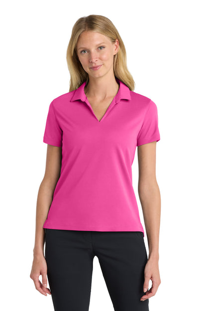 Nike Women's Dri-FIT Micro Pique 2.0 Polo - Vivid Pink - front