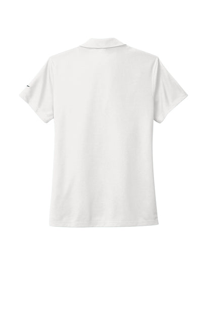 Nike Women's Dri-FIT Micro Pique 2.0 Polo - White - flat back