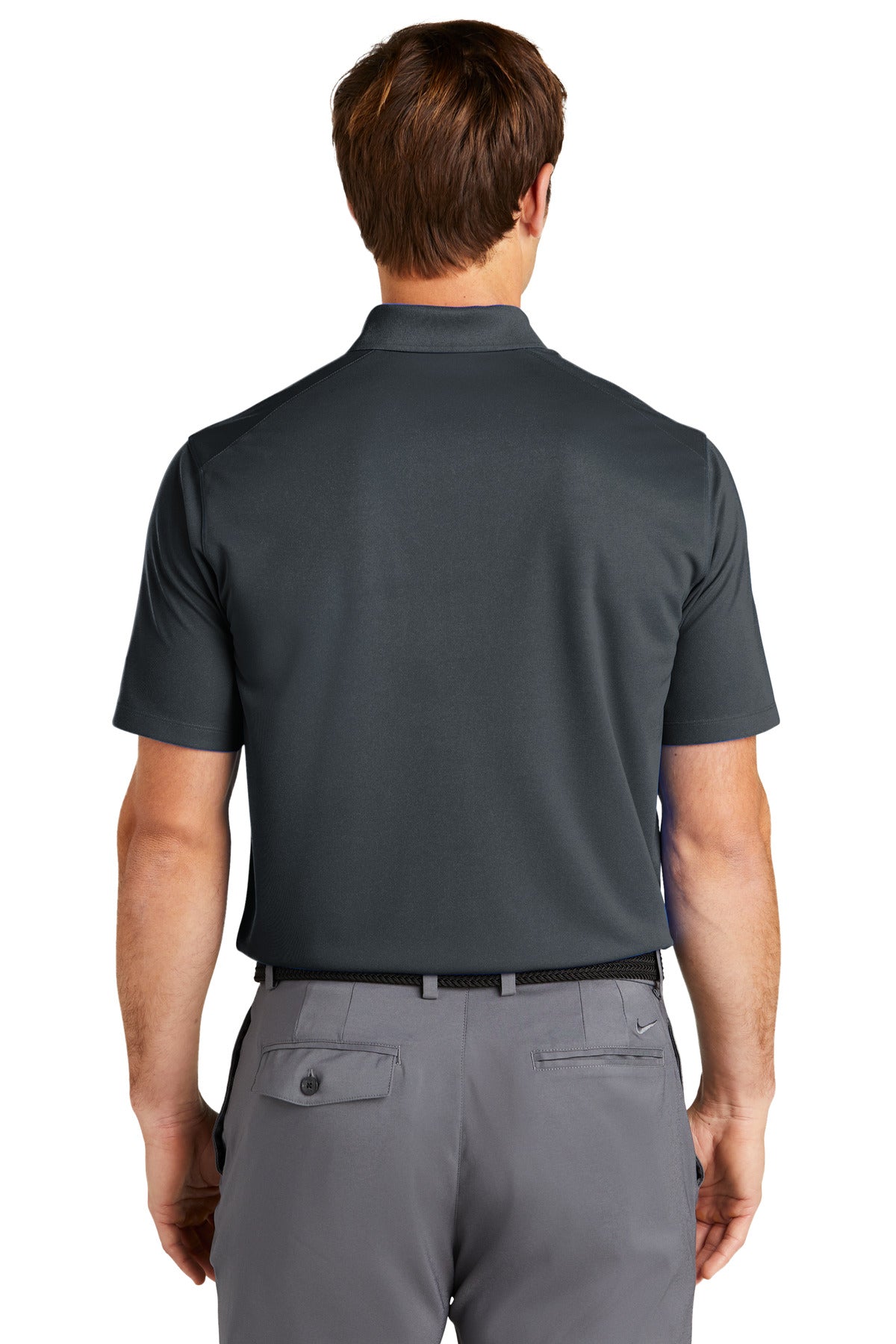 Nike Dri-FIT Micro Pique 2.0 Pocket Polo - Anthracite - back