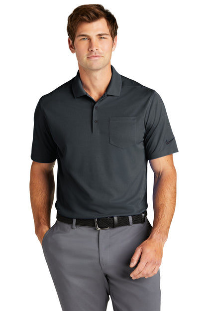 Nike Dri-FIT Micro Pique 2.0 Pocket Polo - Anthracite - front