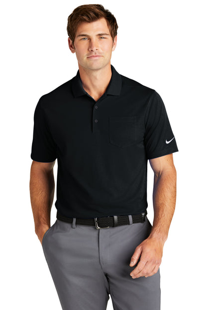 Nike Dri-FIT Micro Pique 2.0 Pocket Polo - Black - front