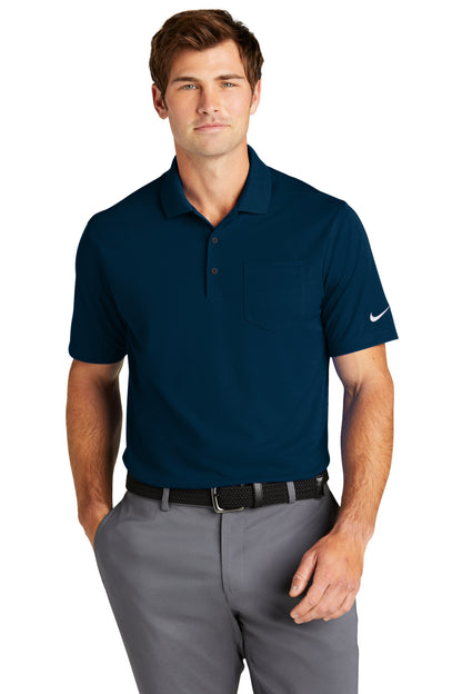 Nike Dri-FIT Micro Pique 2.0 Pocket Polo - Navy - front
