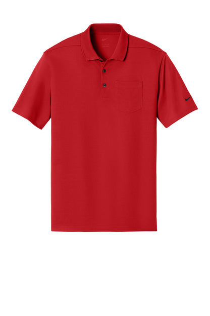 Nike Dri-FIT Micro Pique 2.0 Pocket Polo - University Red - flat front
