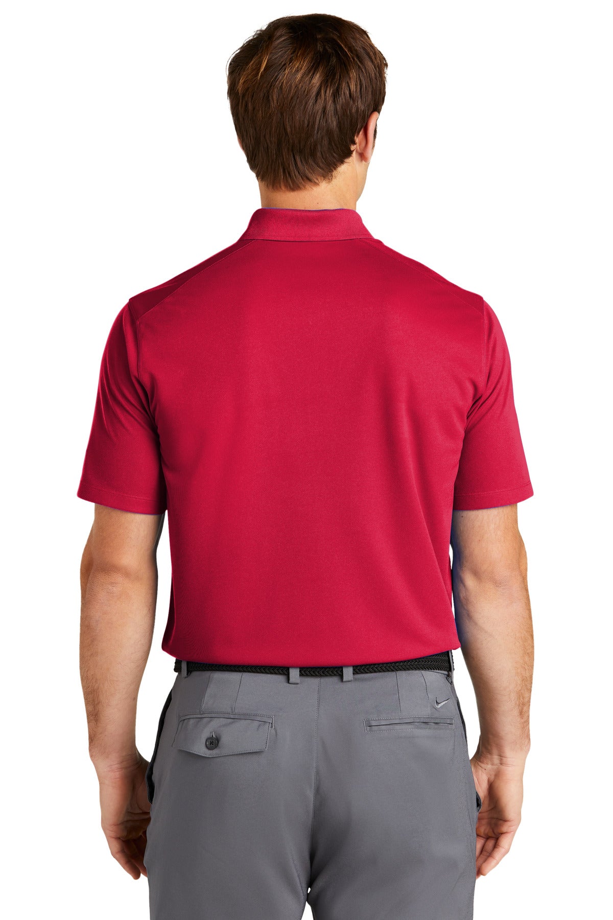 Nike Dri-FIT Micro Pique 2.0 Pocket Polo - University Red - back