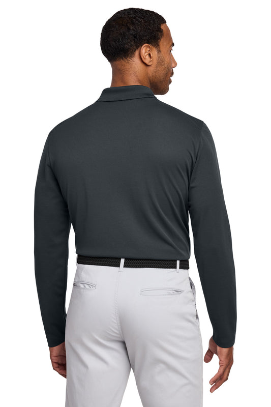 Nike Dri-FIT Micro Pique 2.0 Long Sleeve Polo - Anthracite - back
