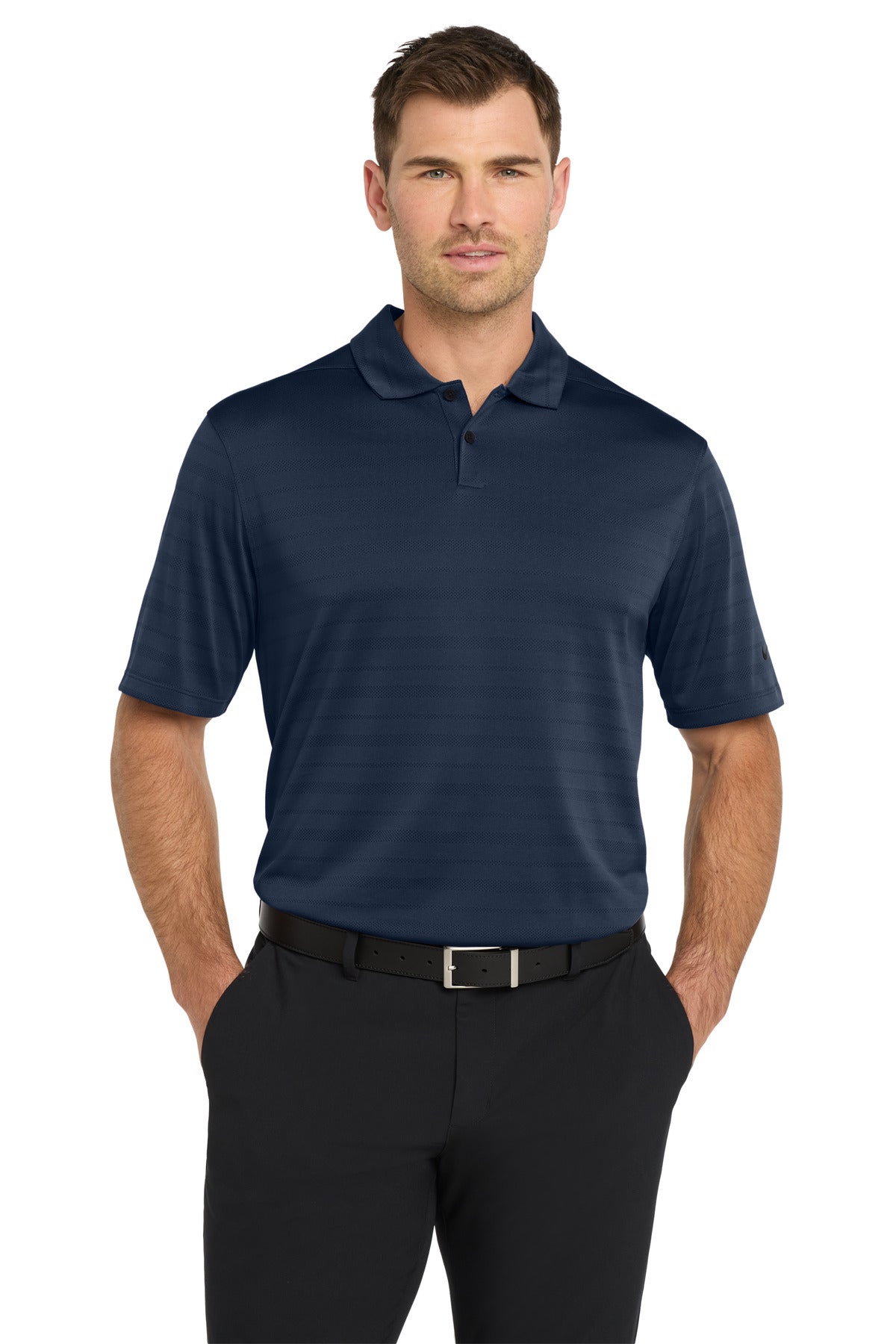 Nike Dri-FIT Vapor Jacquard Polo - Navy - front