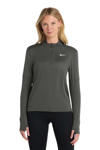 Nike Women's Dri-FIT Element 1/2-Zip Top - Anthracite - front