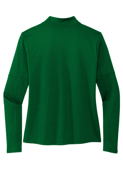Nike Women's Dri-FIT Element 1/2-Zip Top - Dark Green - flat back