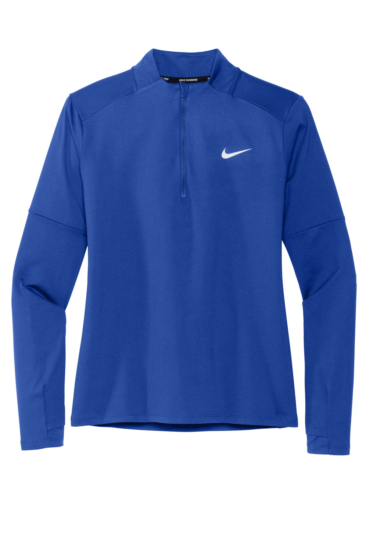 Nike Women's Dri-FIT Element 1/2-Zip Top - Royal - flat front