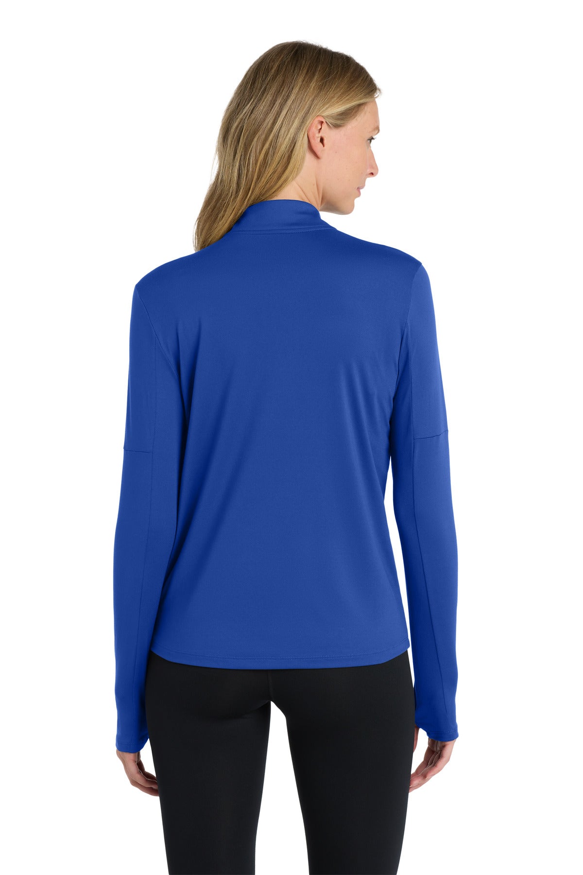 Nike Women's Dri-FIT Element 1/2-Zip Top - Royal - back
