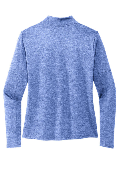 Nike Women's Dri-FIT Element 1/2-Zip Top - Royal Heather - flat back