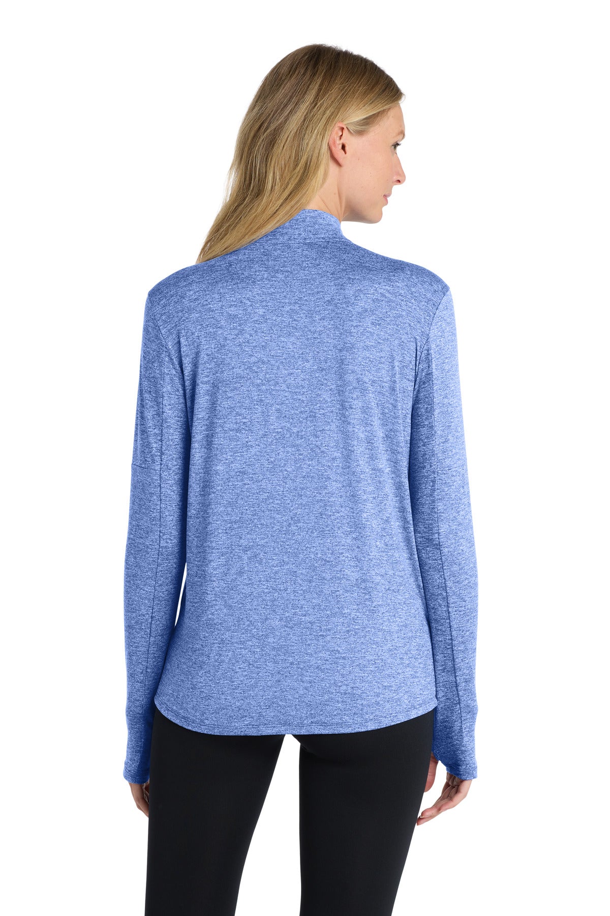 Nike Women's Dri-FIT Element 1/2-Zip Top - Royal Heather - back