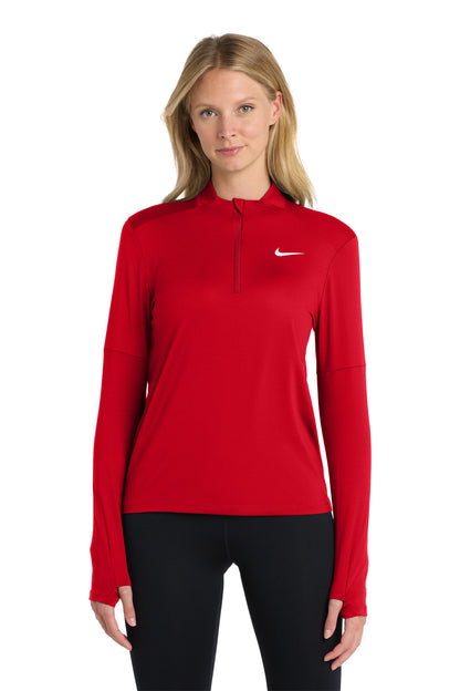 Nike Women's Dri-FIT Element 1/2-Zip Top - Scarlet - front