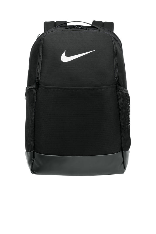 Nike Brasilia Medium Backpack - Black - front
