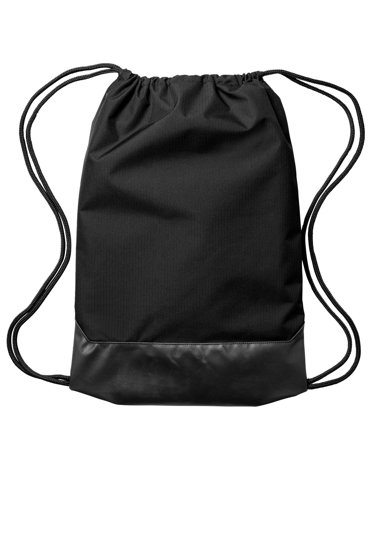 Nike Brasilia Drawstring Pack - Black - flat back