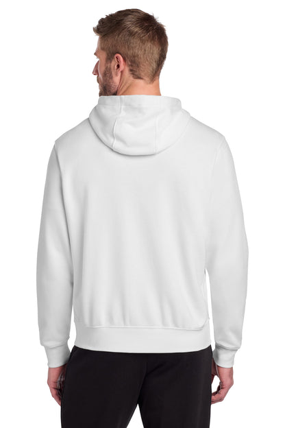 Nike Club Fleece Sleeve Swoosh Full-Zip Hoodie - White - back