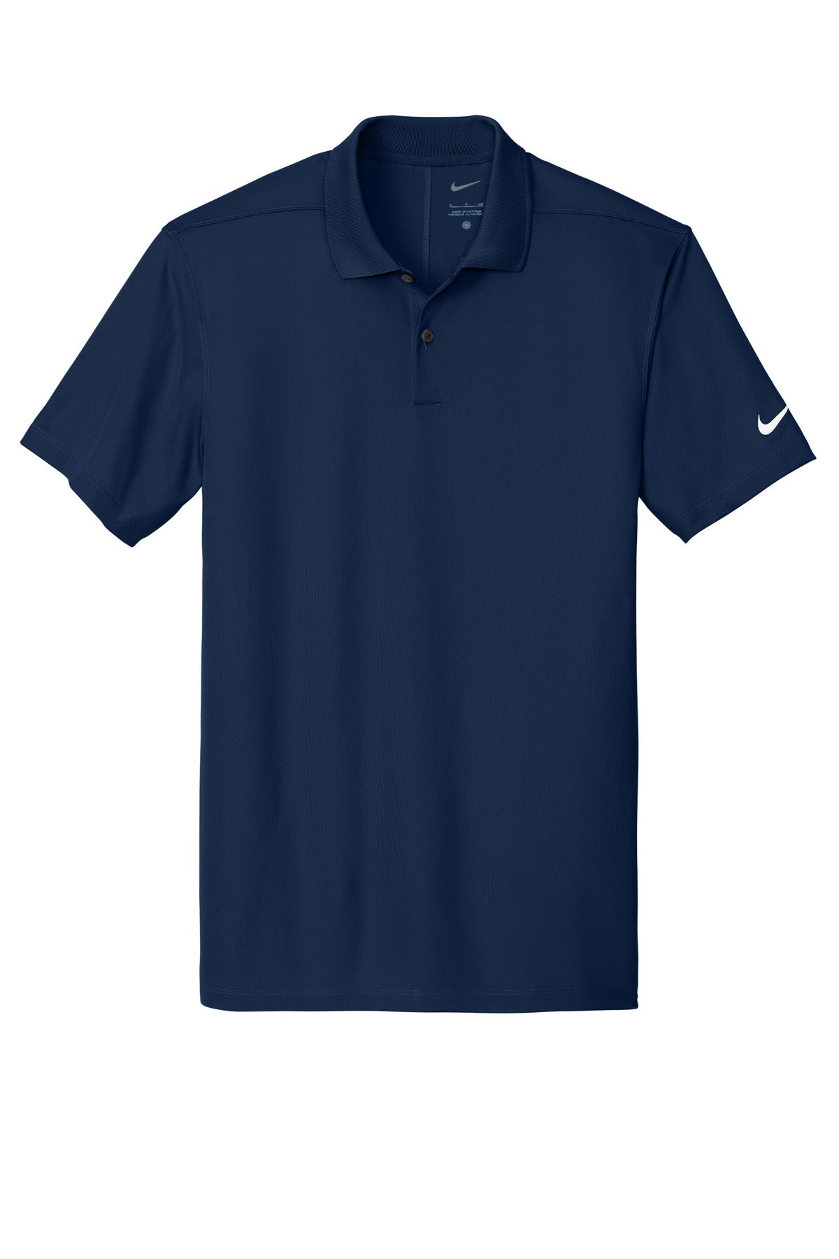 Nike Victory Solid Polo - College Navy - flat front