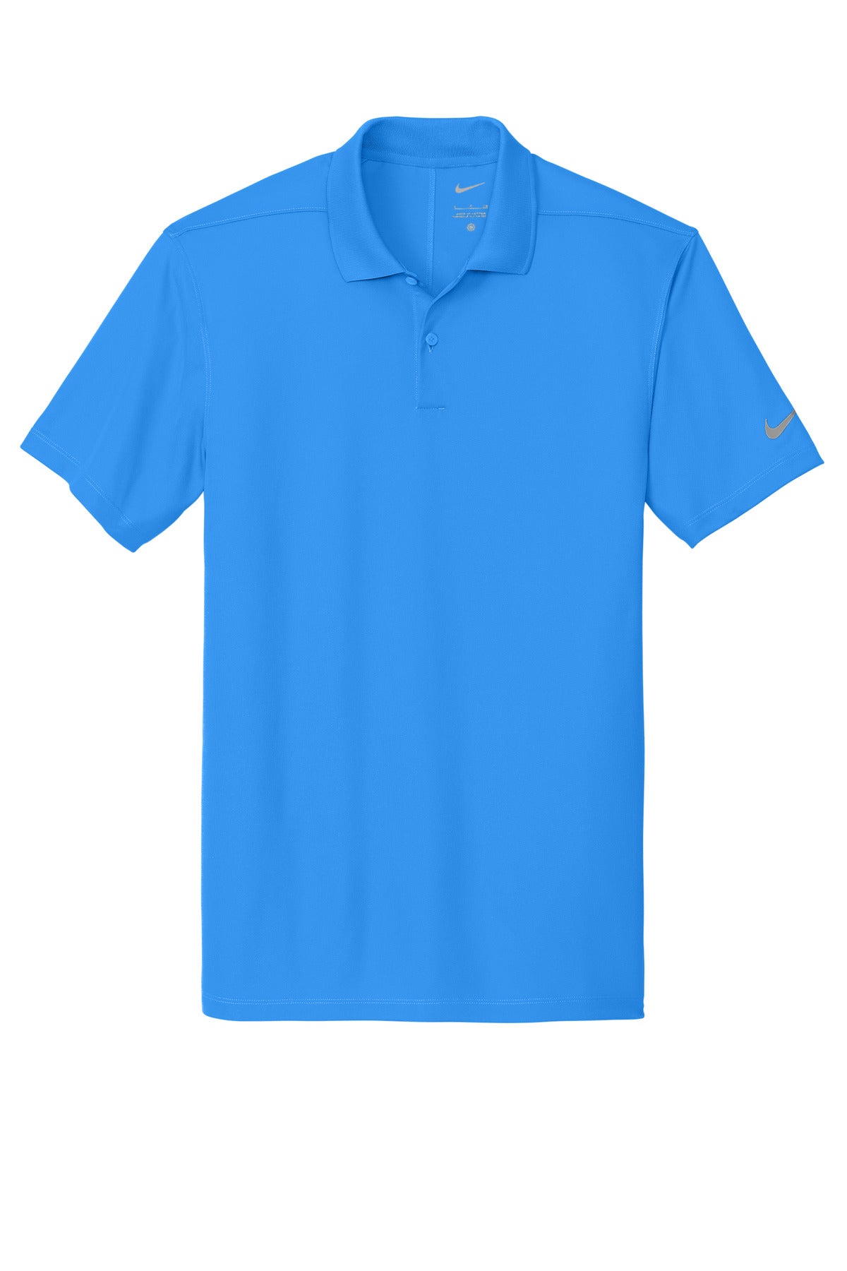 Nike Victory Solid Polo - Light Photo Blue - flat front