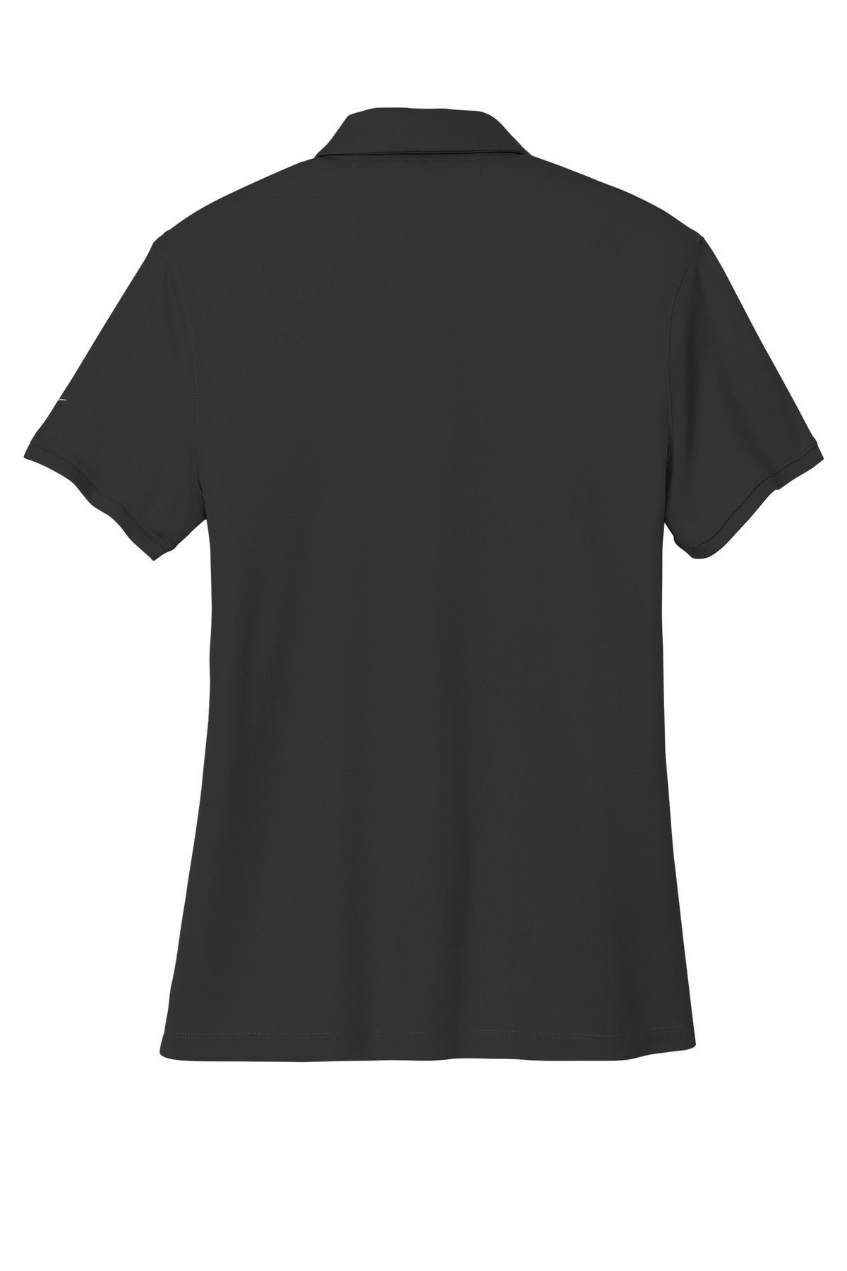 Nike Women's Victory Solid Polo - Black - flat back