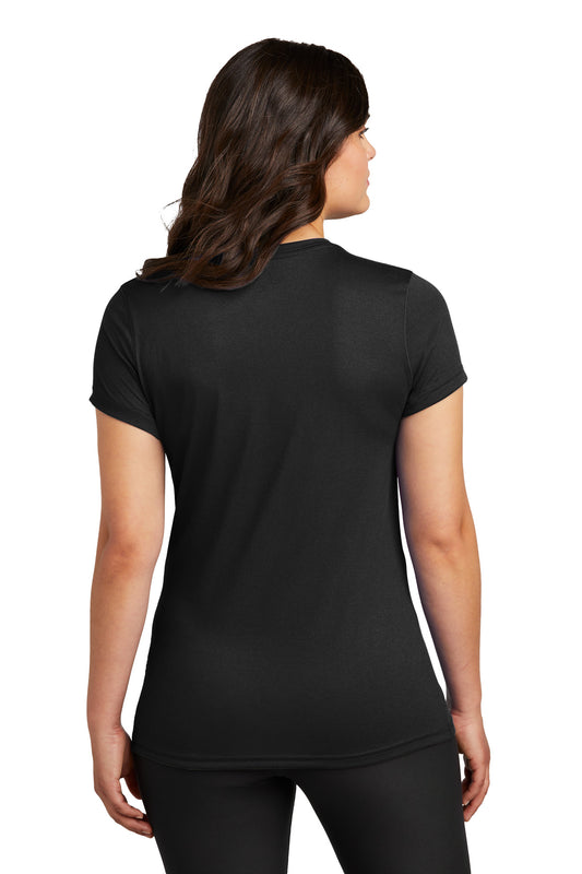 Nike Women's Swoosh Sleeve rLegend Tee - Black - back