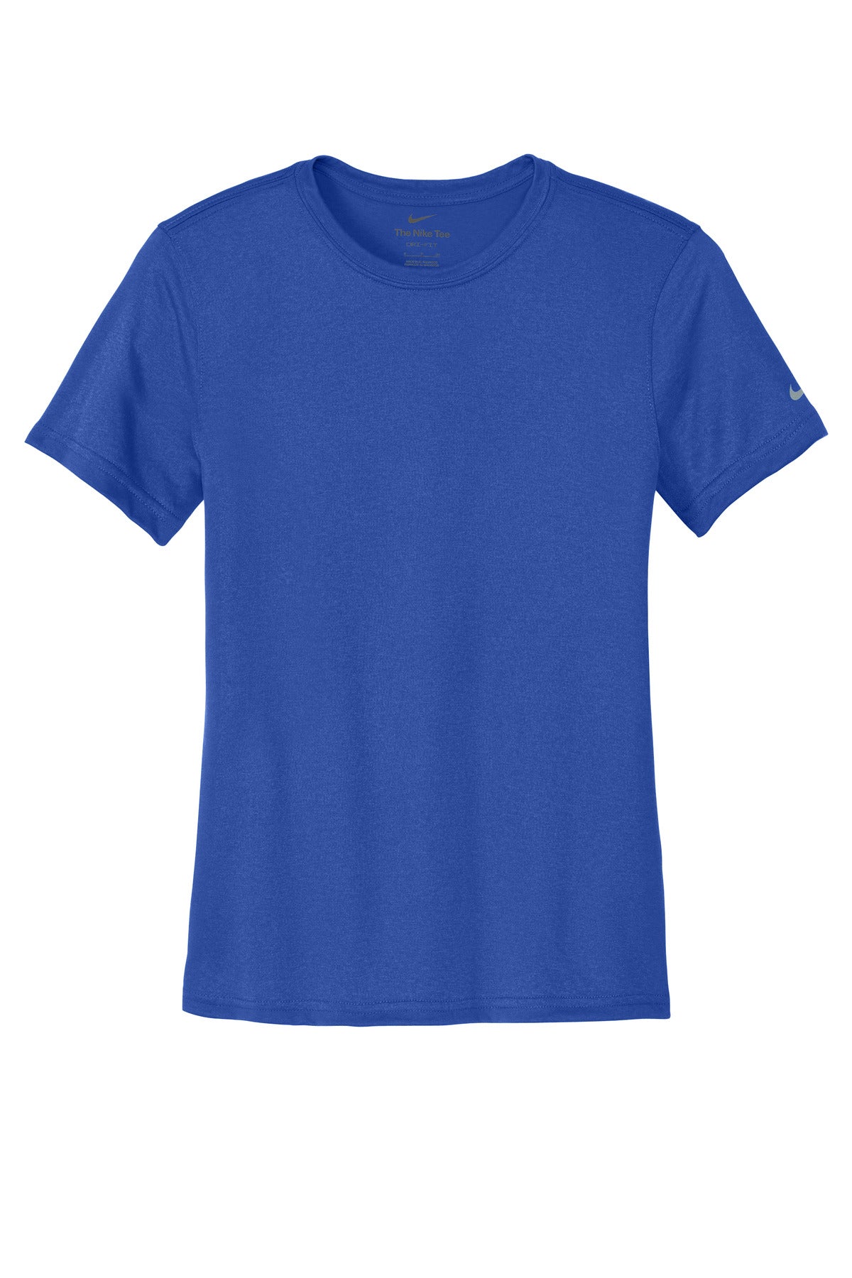 Nike Women's Swoosh Sleeve rLegend Tee - Game Royal - flat front