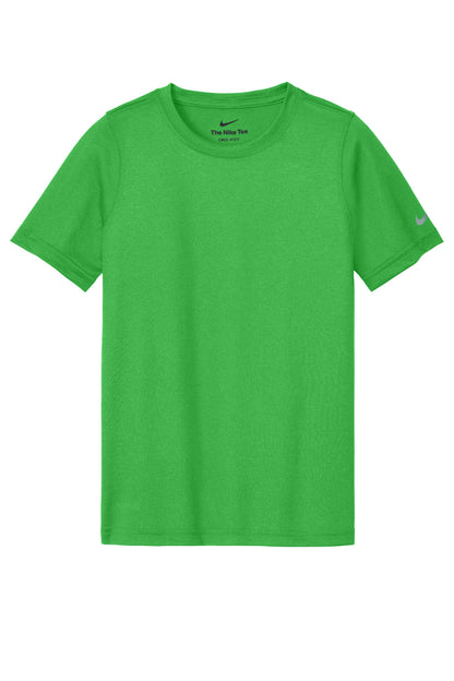 Nike Youth Swoosh Sleeve rLegend Tee - Apple Green - flat front