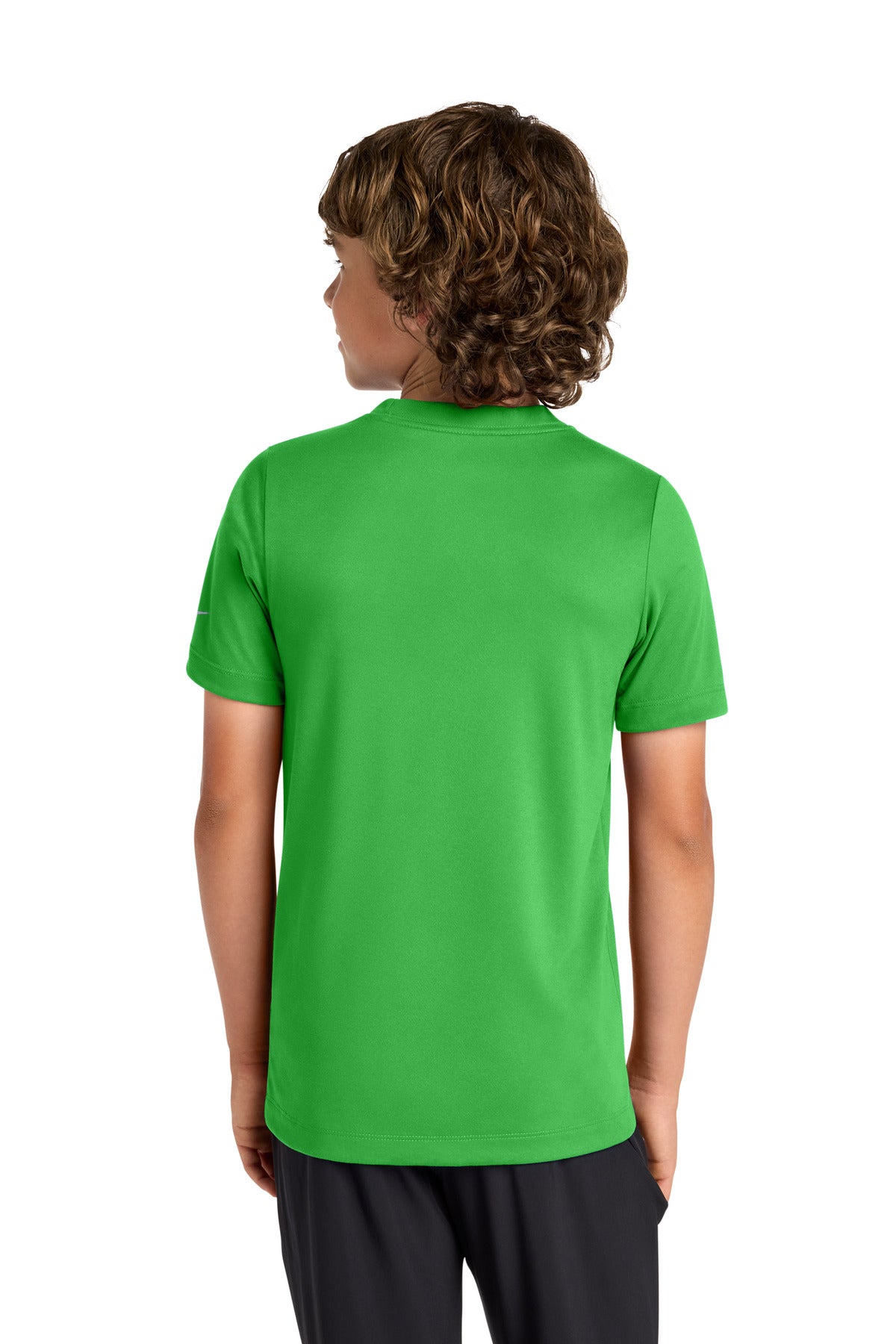 Nike Youth Swoosh Sleeve rLegend Tee - Apple Green - back