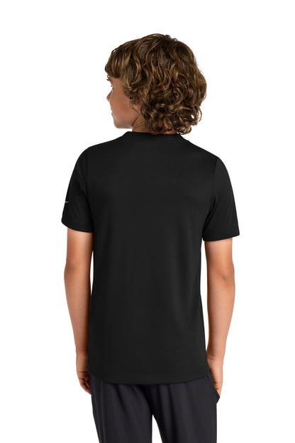 Nike Youth Swoosh Sleeve rLegend Tee - Black - back