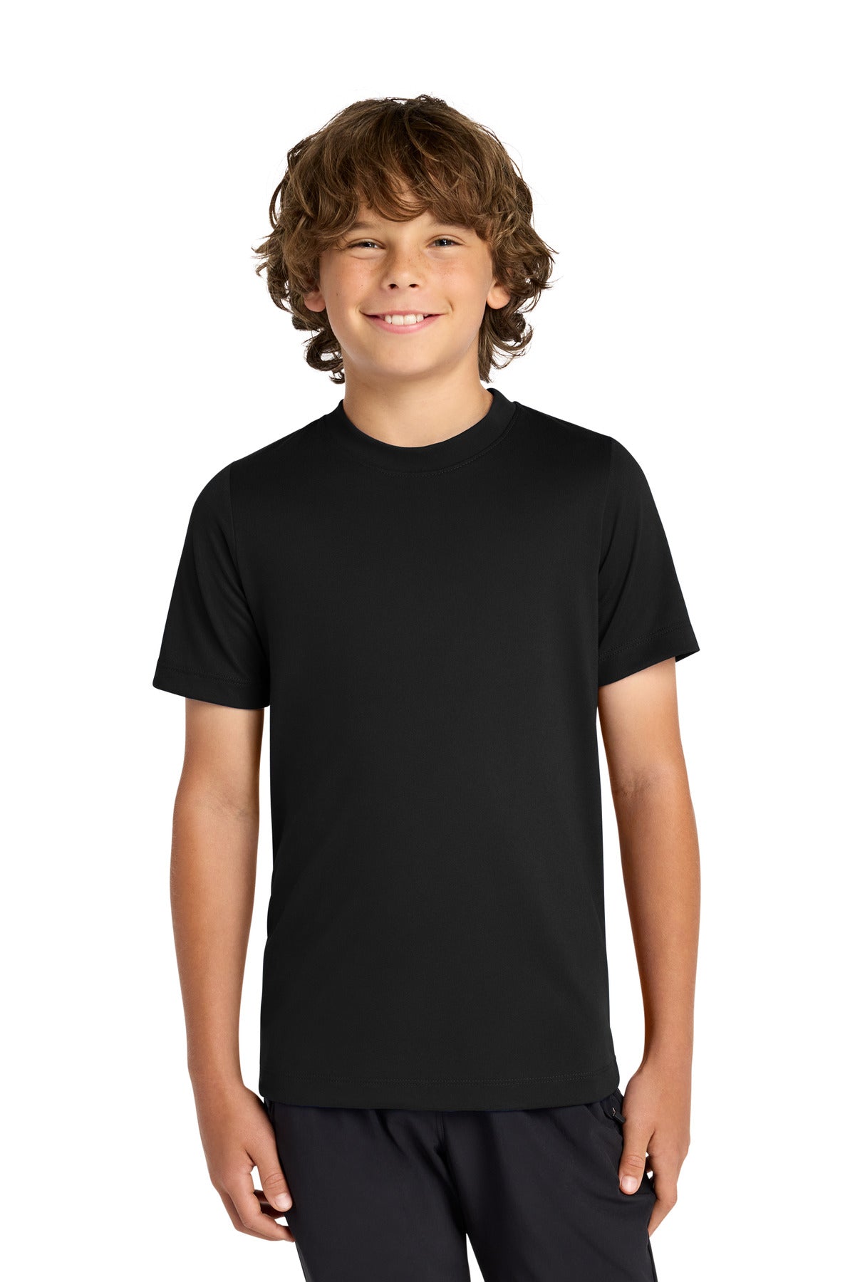 Nike Youth Swoosh Sleeve rLegend Tee - Black - front