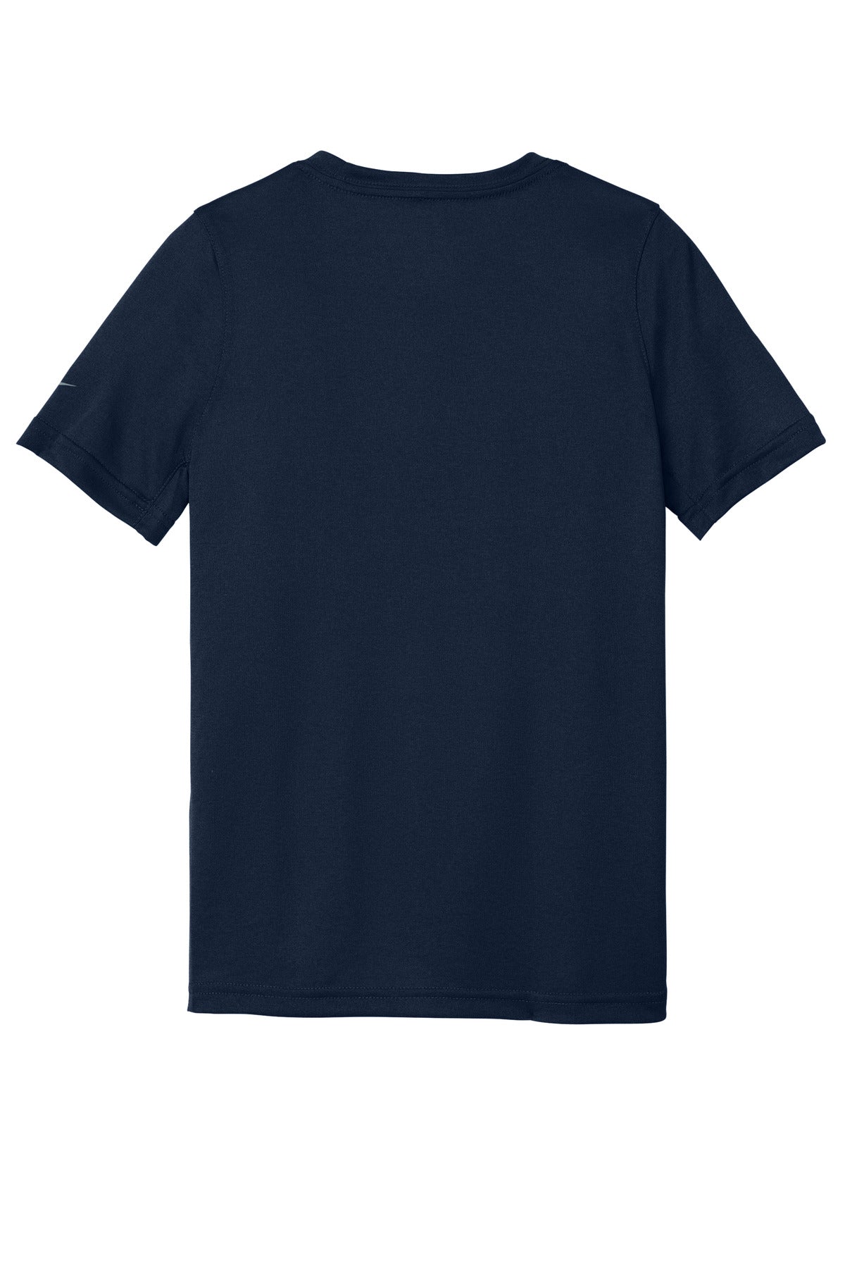 Nike Youth Swoosh Sleeve rLegend Tee - College Navy - flat back