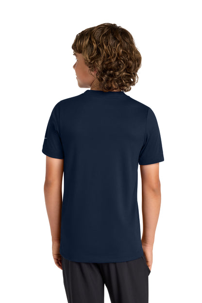 Nike Youth Swoosh Sleeve rLegend Tee - College Navy - back