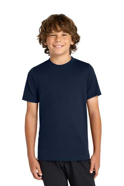 Nike Youth Swoosh Sleeve rLegend Tee - College Navy - front