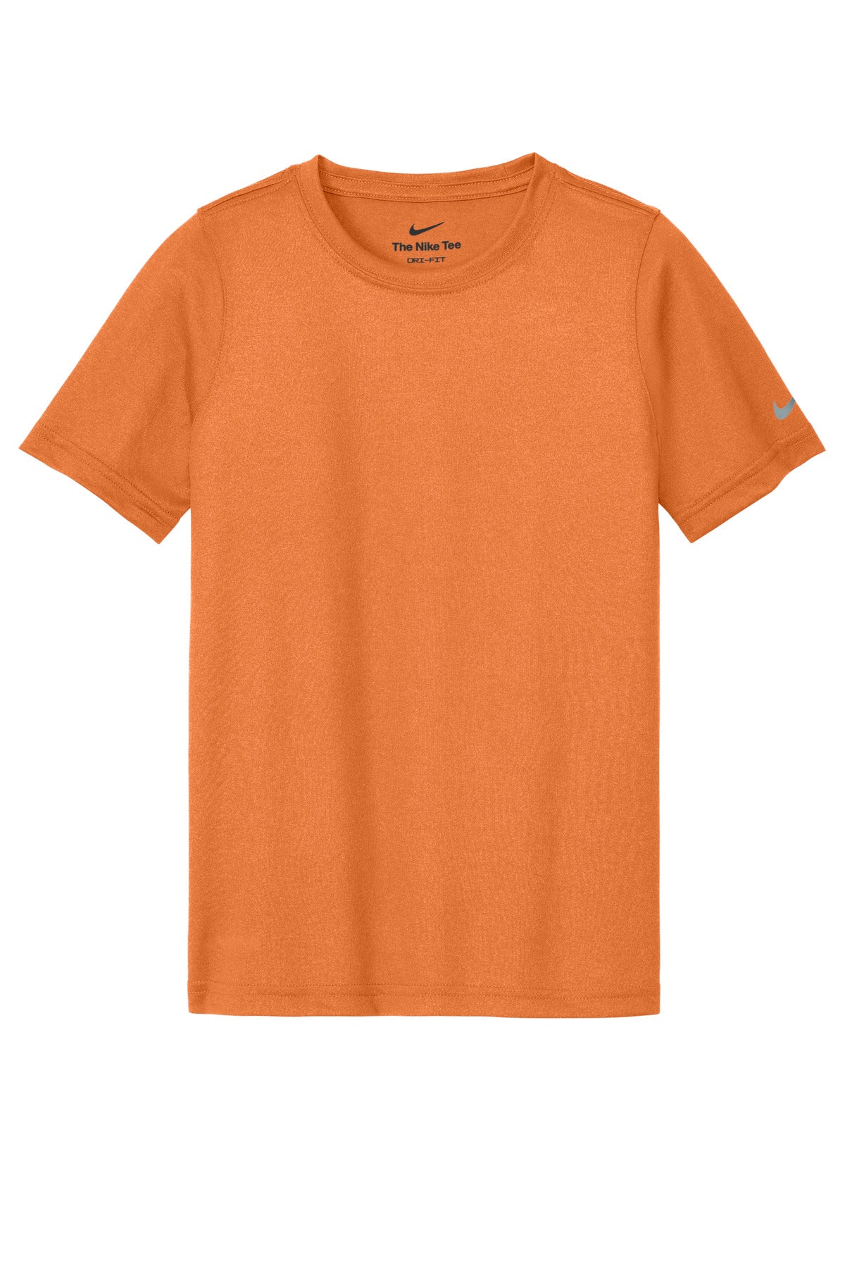 Nike Youth Swoosh Sleeve rLegend Tee - Desert Orange - flat front