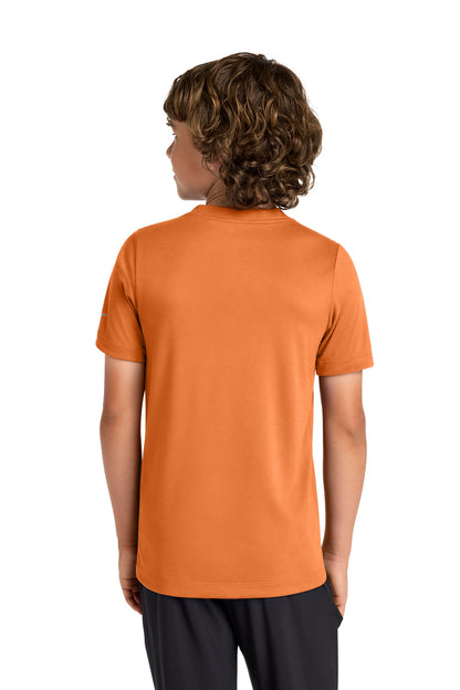 Nike Youth Swoosh Sleeve rLegend Tee - Desert Orange - back