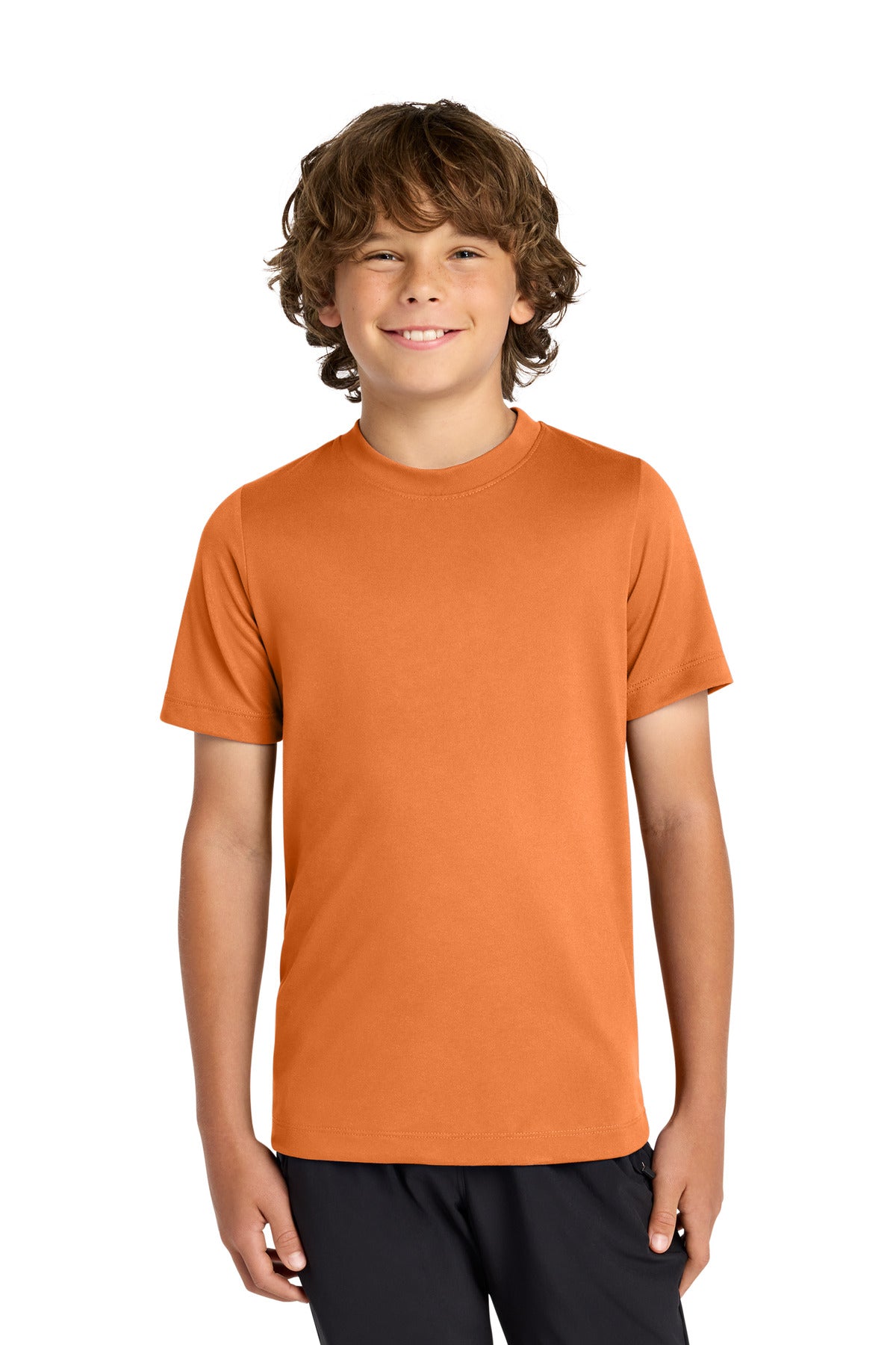 Nike Youth Swoosh Sleeve rLegend Tee - Desert Orange - front