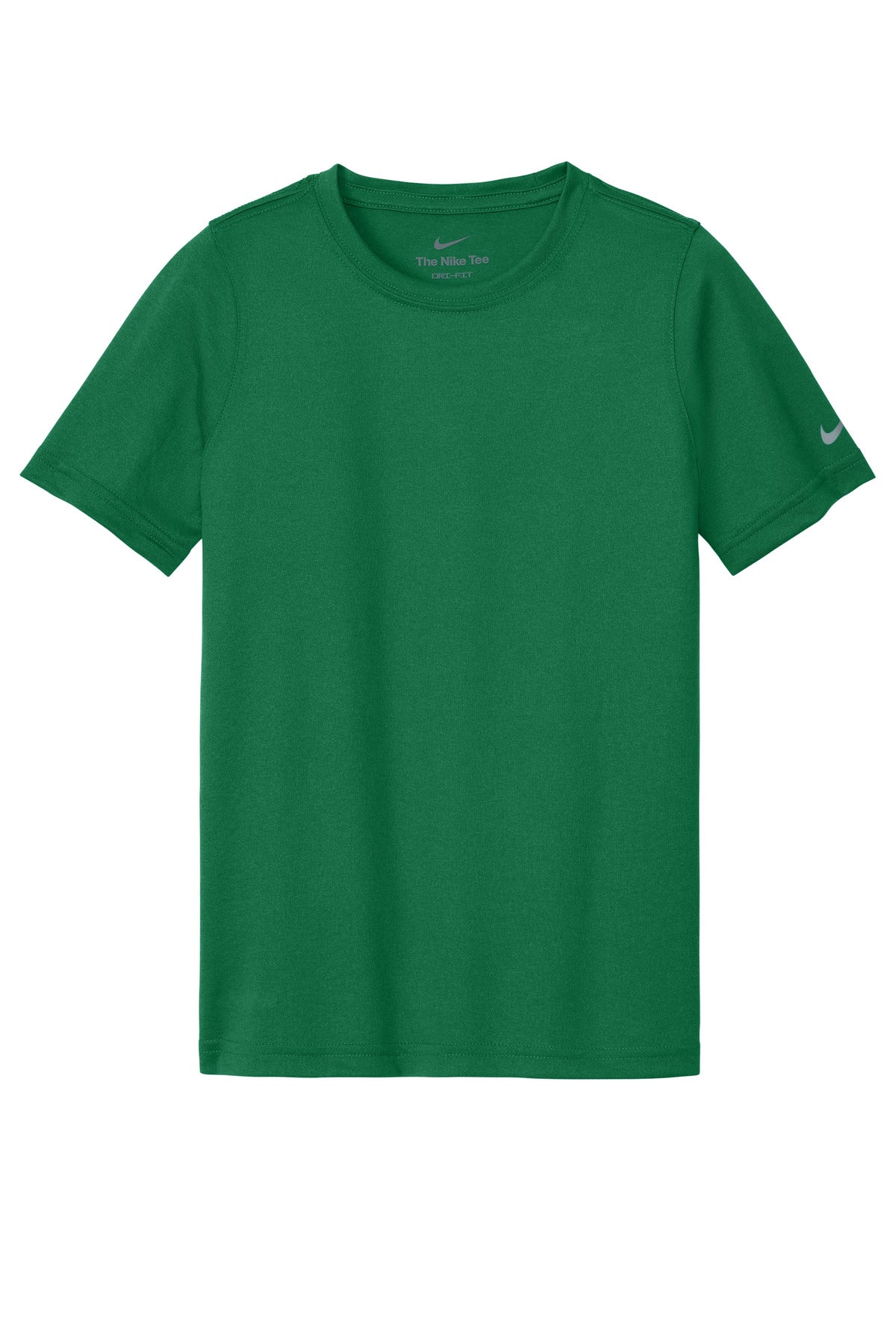 Nike Youth Swoosh Sleeve rLegend Tee - Gorge Green - flat front