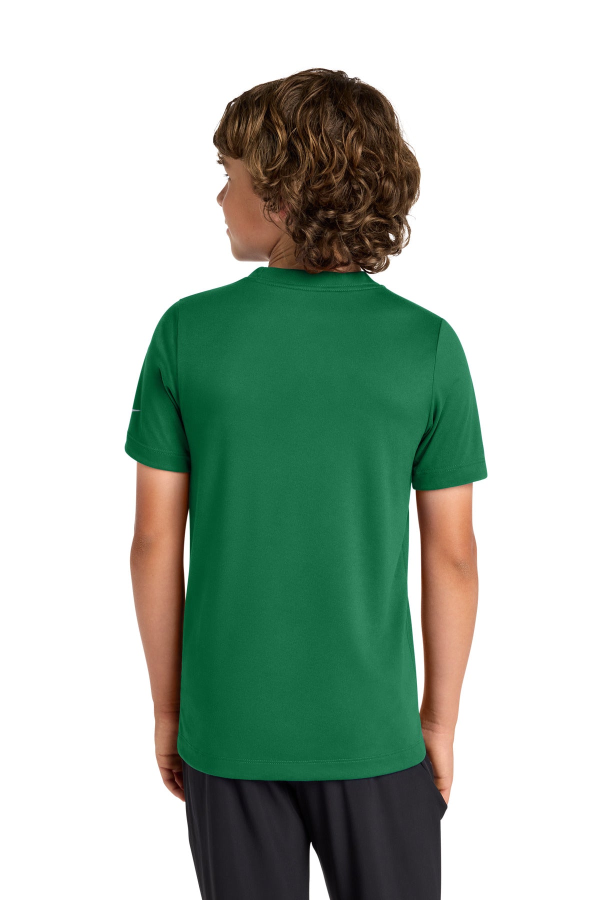 Nike Youth Swoosh Sleeve rLegend Tee - Gorge Green - back