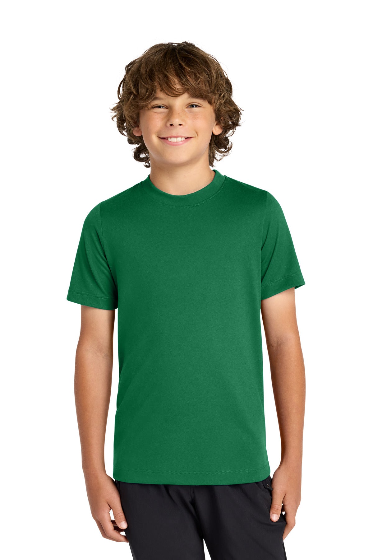 Nike Youth Swoosh Sleeve rLegend Tee - Gorge Green - front