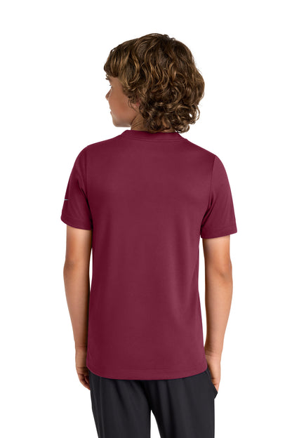 Nike Youth Swoosh Sleeve rLegend Tee - Team Maroon - back