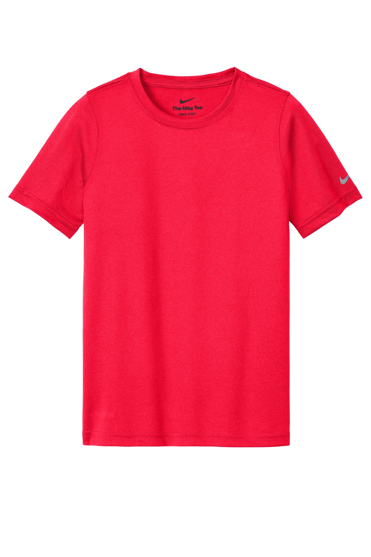 Nike Youth Swoosh Sleeve rLegend Tee - University Red - flat front