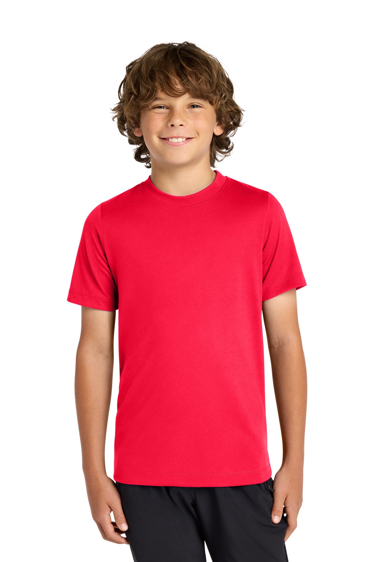 Nike Youth Swoosh Sleeve rLegend Tee - University Red - front