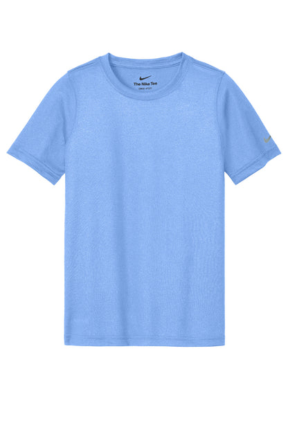 Nike Youth Swoosh Sleeve rLegend Tee - Valor Blue - flat front
