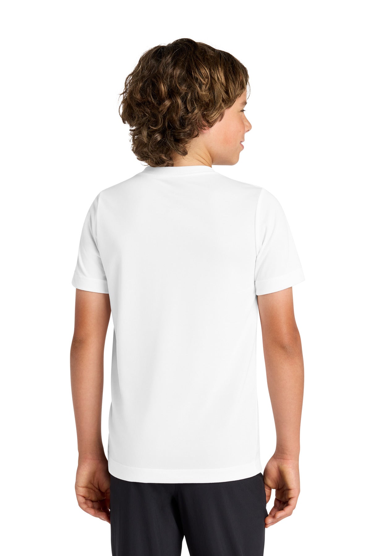 Nike Youth Swoosh Sleeve rLegend Tee - White - back
