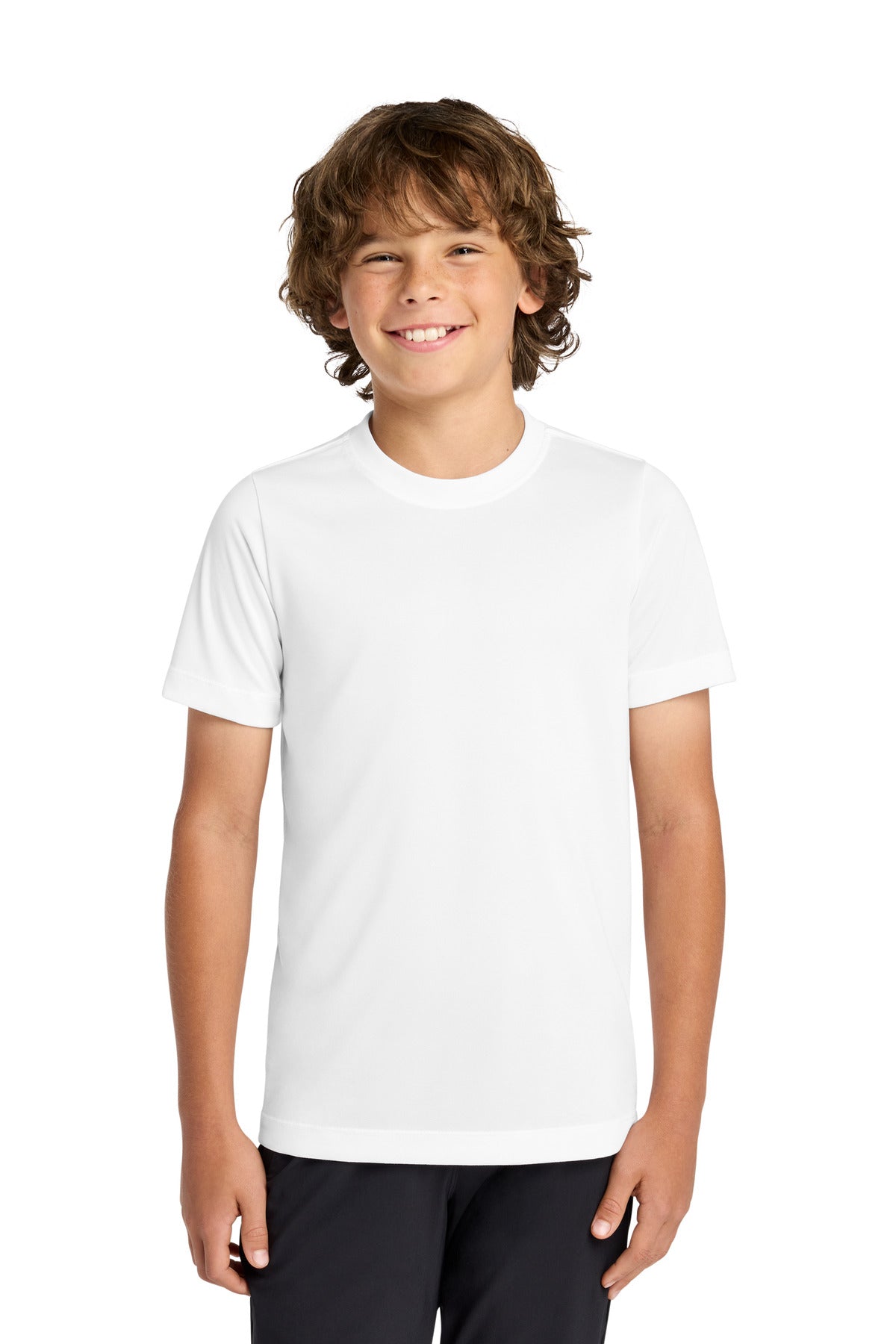 Nike Youth Swoosh Sleeve rLegend Tee - White - front
