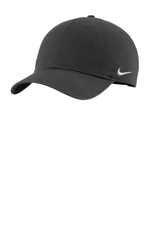 Nike Heritage Cotton Twill Cap - Anthracite - front