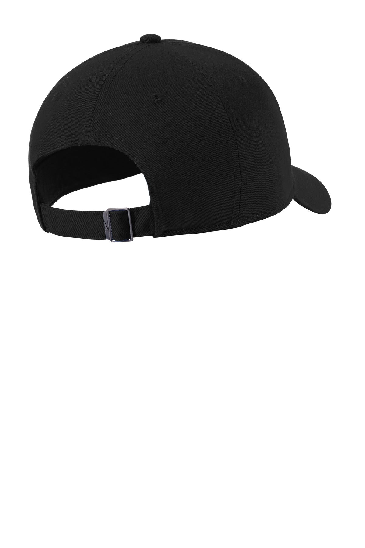 Nike Heritage Cotton Twill Cap - Black - flat back