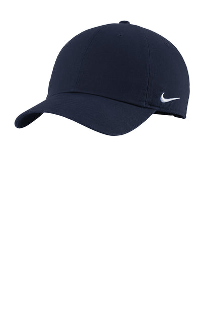 Nike Heritage Cotton Twill Cap - College Navy - front