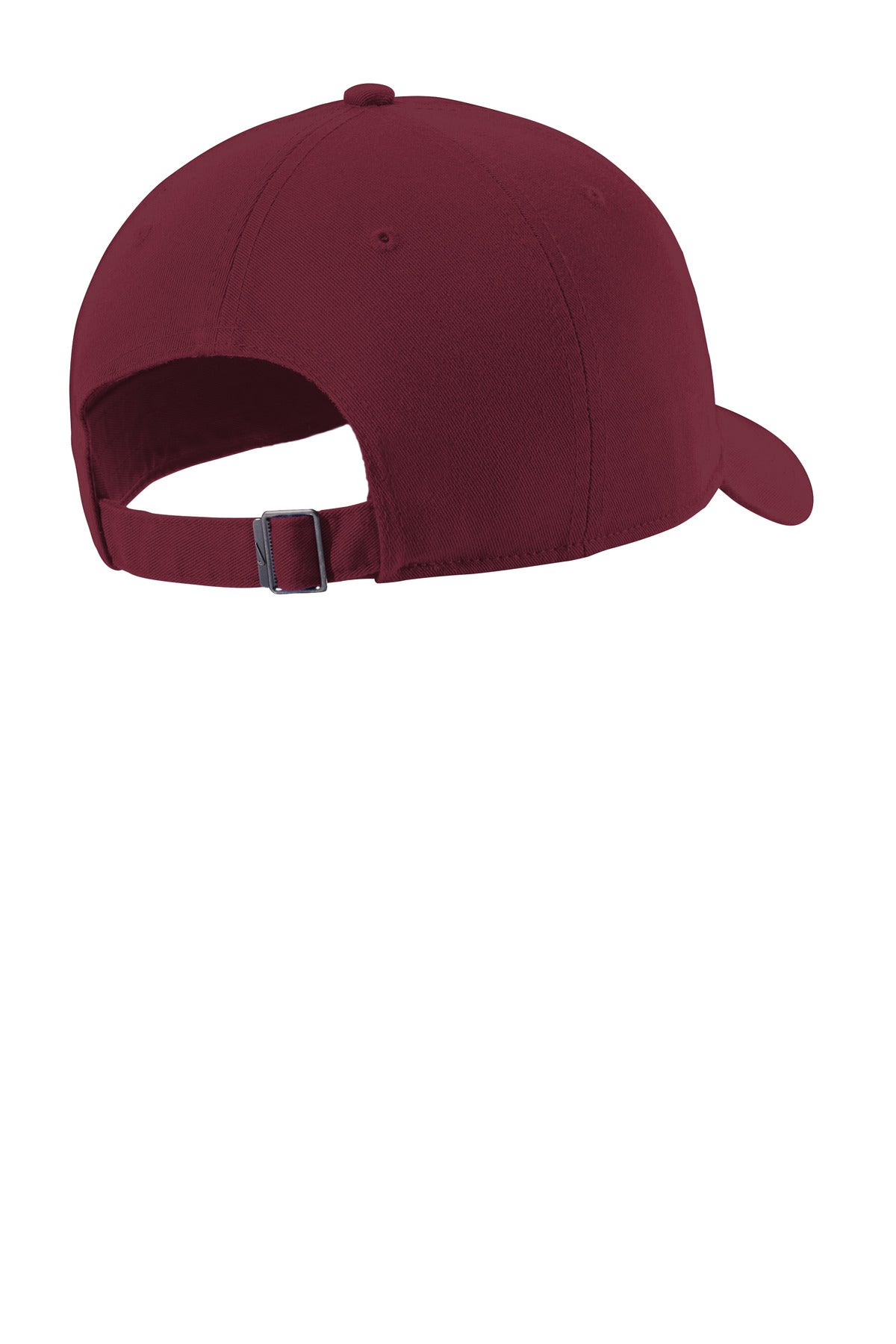 Nike Heritage Cotton Twill Cap - Deep Maroon - flat back