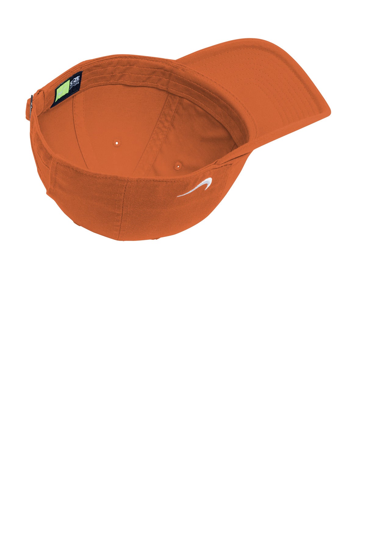 Nike Heritage Cotton Twill Cap - Desert Orange - flat front